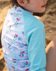 Long-Sleeve Rash Guard Floral Ariel