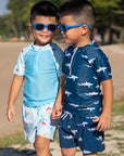Short-Sleeve Rash Guard Turtles