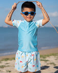 Short-Sleeve Rash Guard Turtles