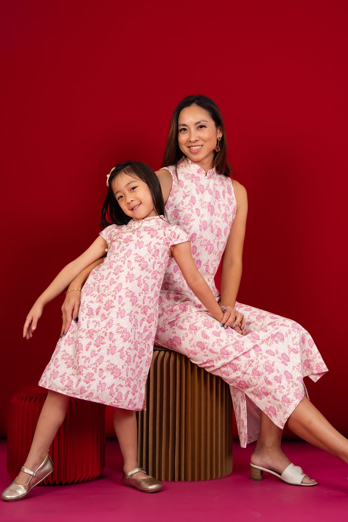 Cheongsam Pink Lanterns