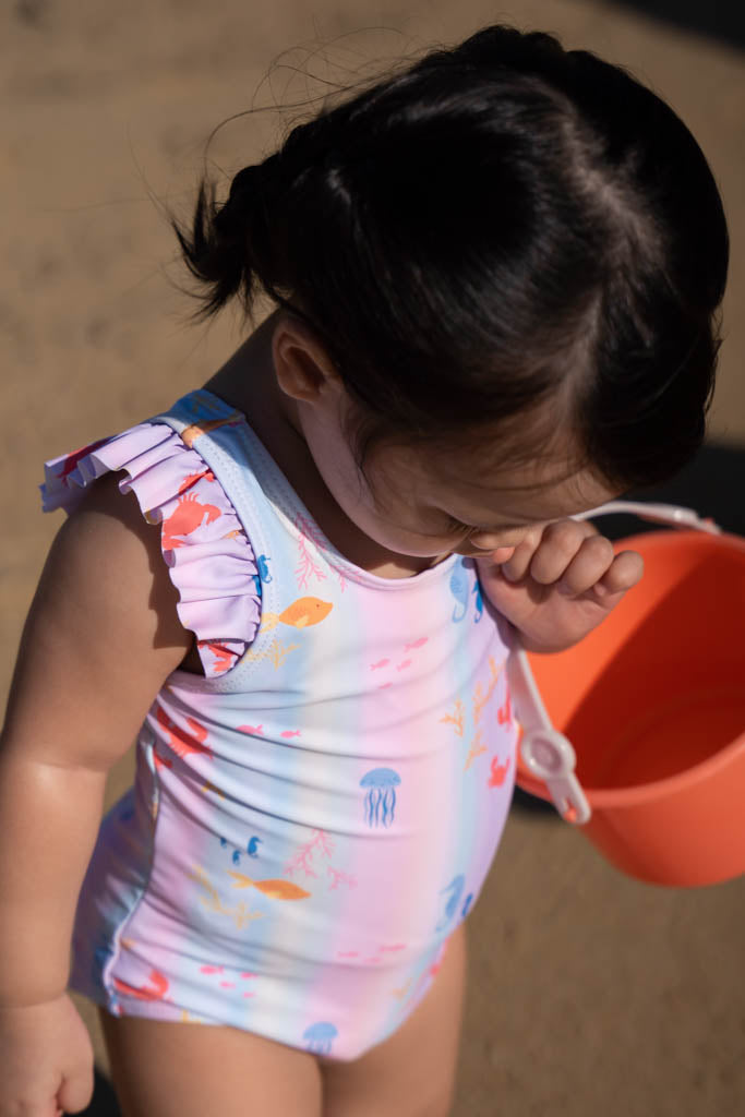 Flutter Swimsuit Rainbow Ocean