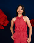 Annie Jumpsuit - Red