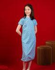 Cheongsam - Blue Mickey Tiles