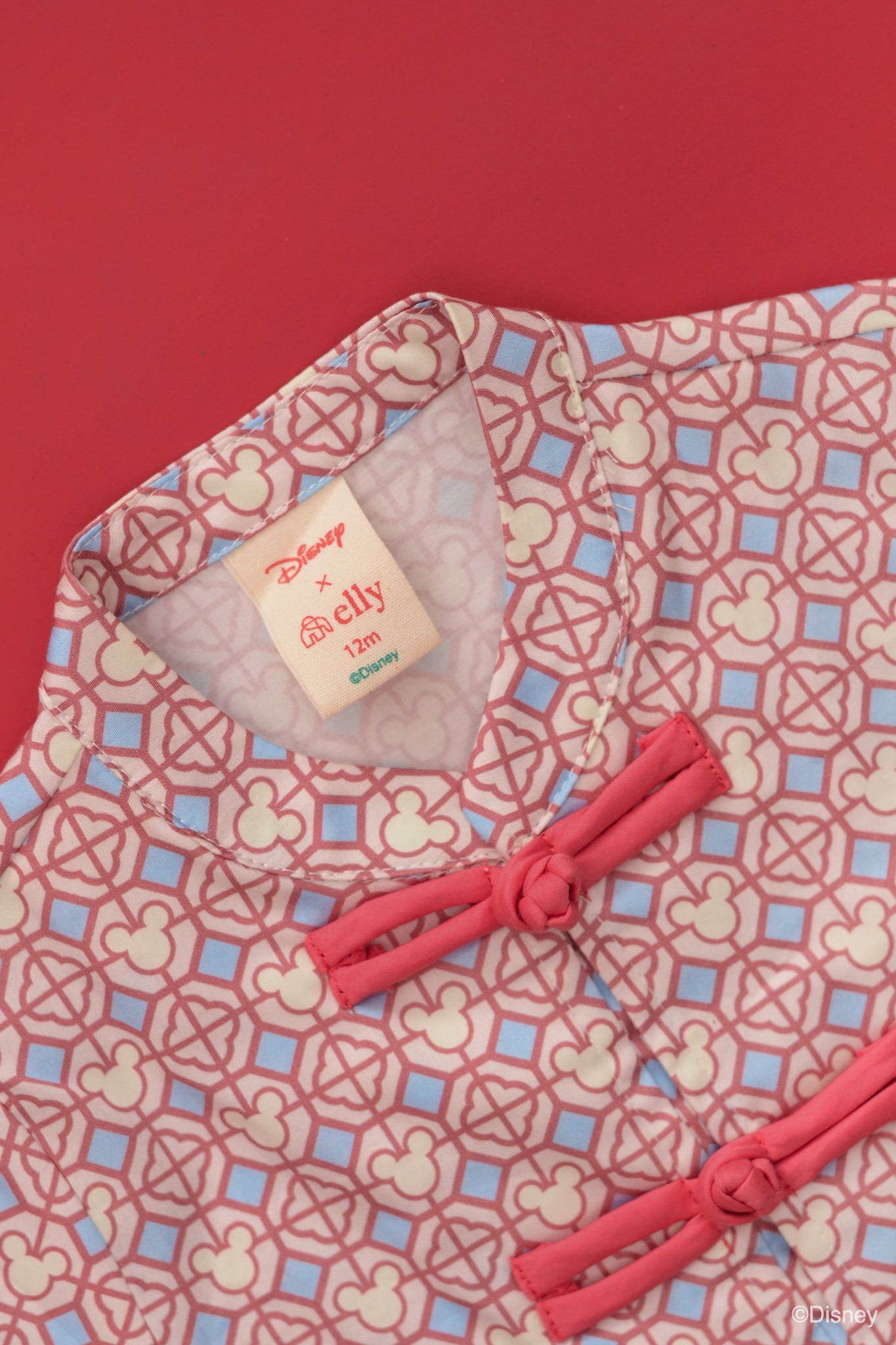 Tang Shirt - Pink Mickey Tiles