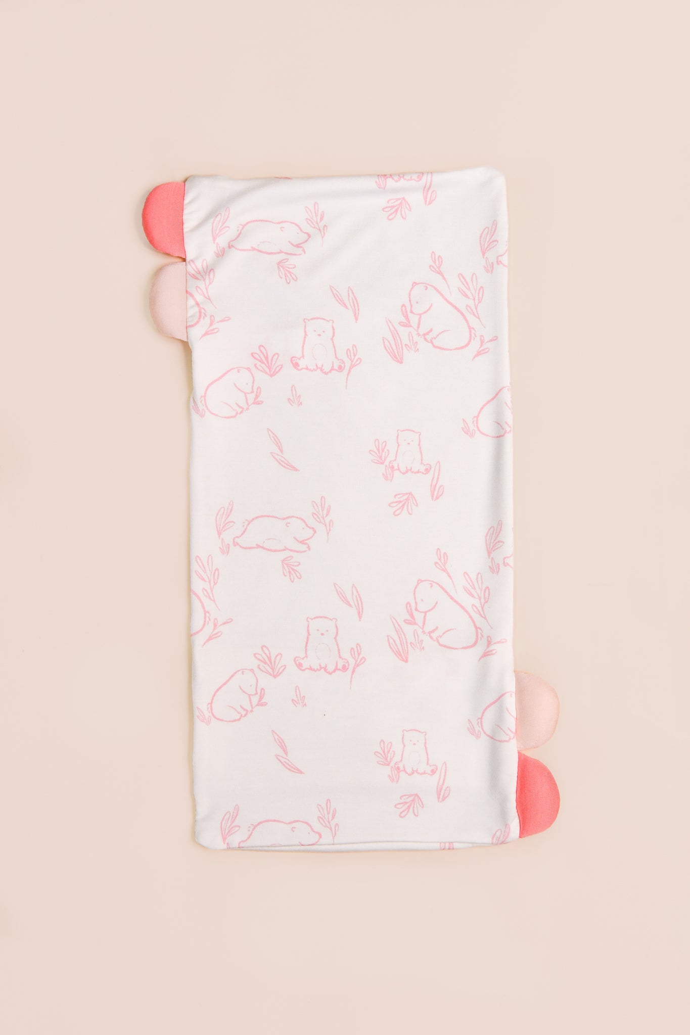 elly Pillow Case - Pink Beary Best (Pillow not included)