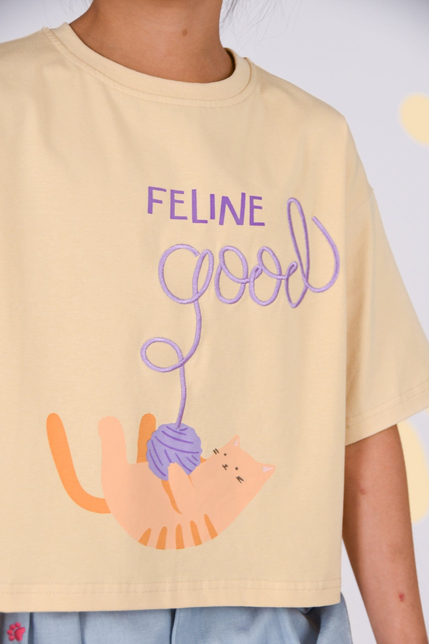 Crop Tee - Feline Good
