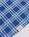 Pet Bandana - Navy Terrier Plaids / Paw Stripes | The Elly Store