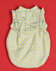Mia Onesie - Yellow Blue Mosaic