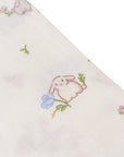 Bamboo Muslin Swaddle - Floral Bunny