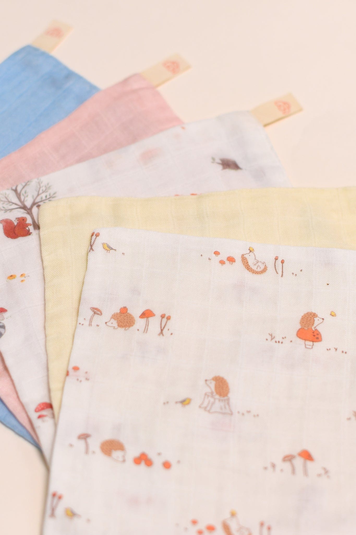 Bamboo Muslin Wash Cloth - Set of 5