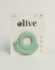 Olive Silicone Toys | Green Snail Teething Toy