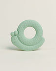 Olive Silicone Toys | Green Snail Teething Toy