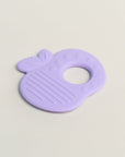 Olive Silicone Toys | Lilac Apple Teething Toy