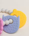 Olive Silicone Toys | Kitty & Friends Teething Ring