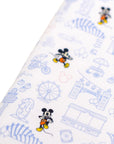 Jersey Blanket - Blue Hello Mickey
