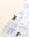 Short-sleeve Romper - Blue Hello Mickey