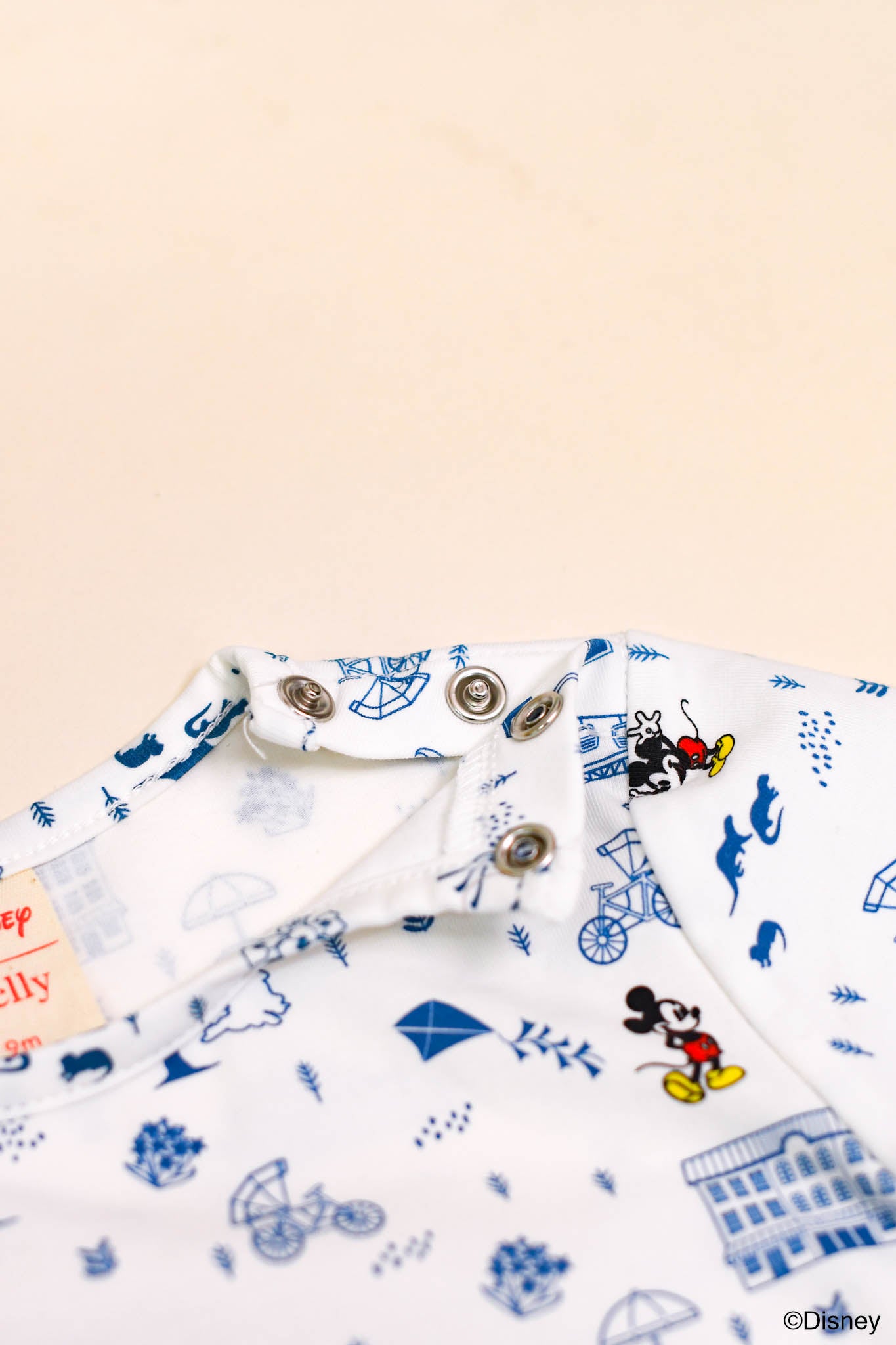 Short-sleeve Romper - Blue Road Trip Mickey