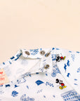 Short-sleeve Romper - Blue Road Trip Mickey