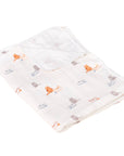 Bamboo Muslin Blanket - Sleepy Cats