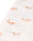 Bamboo Muslin Blanket - Hot Dogs