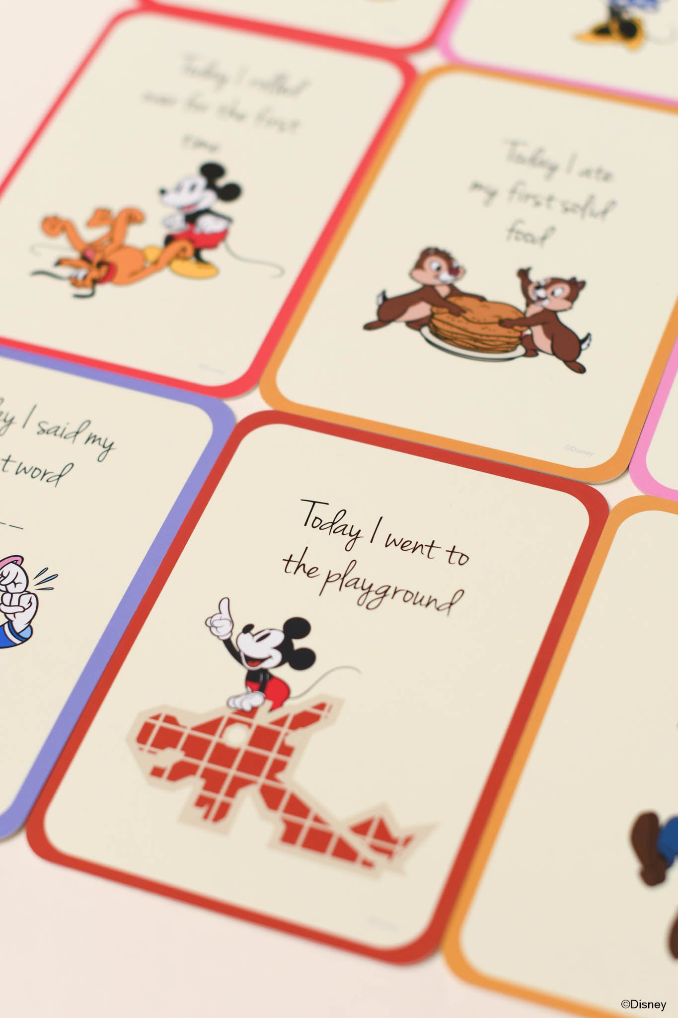 Milestone Cards - Mickey and Friends