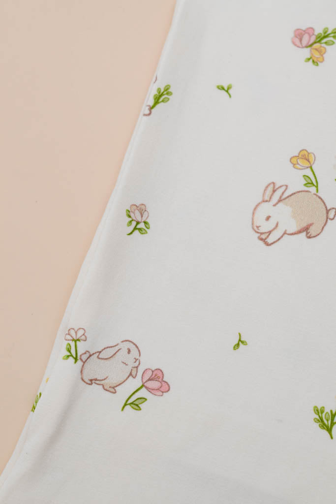 Pillow Case - Floral Bunny