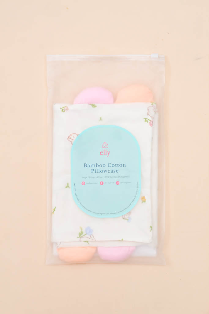 Pillow Case - Floral Bunny