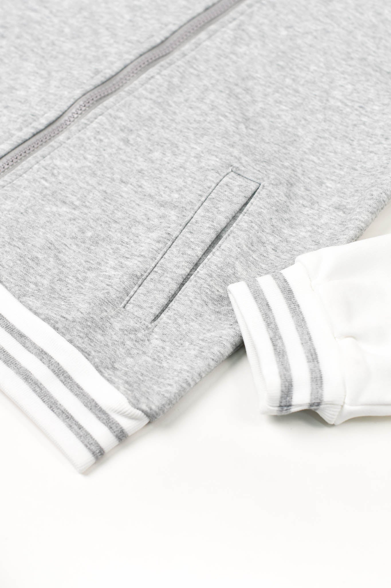 Personalisable Grey Bomber Jacket | The Elly Store