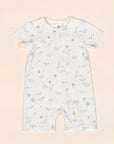 Short-Sleeve Zip Romper - Blue Sea Creatures | The Elly Store