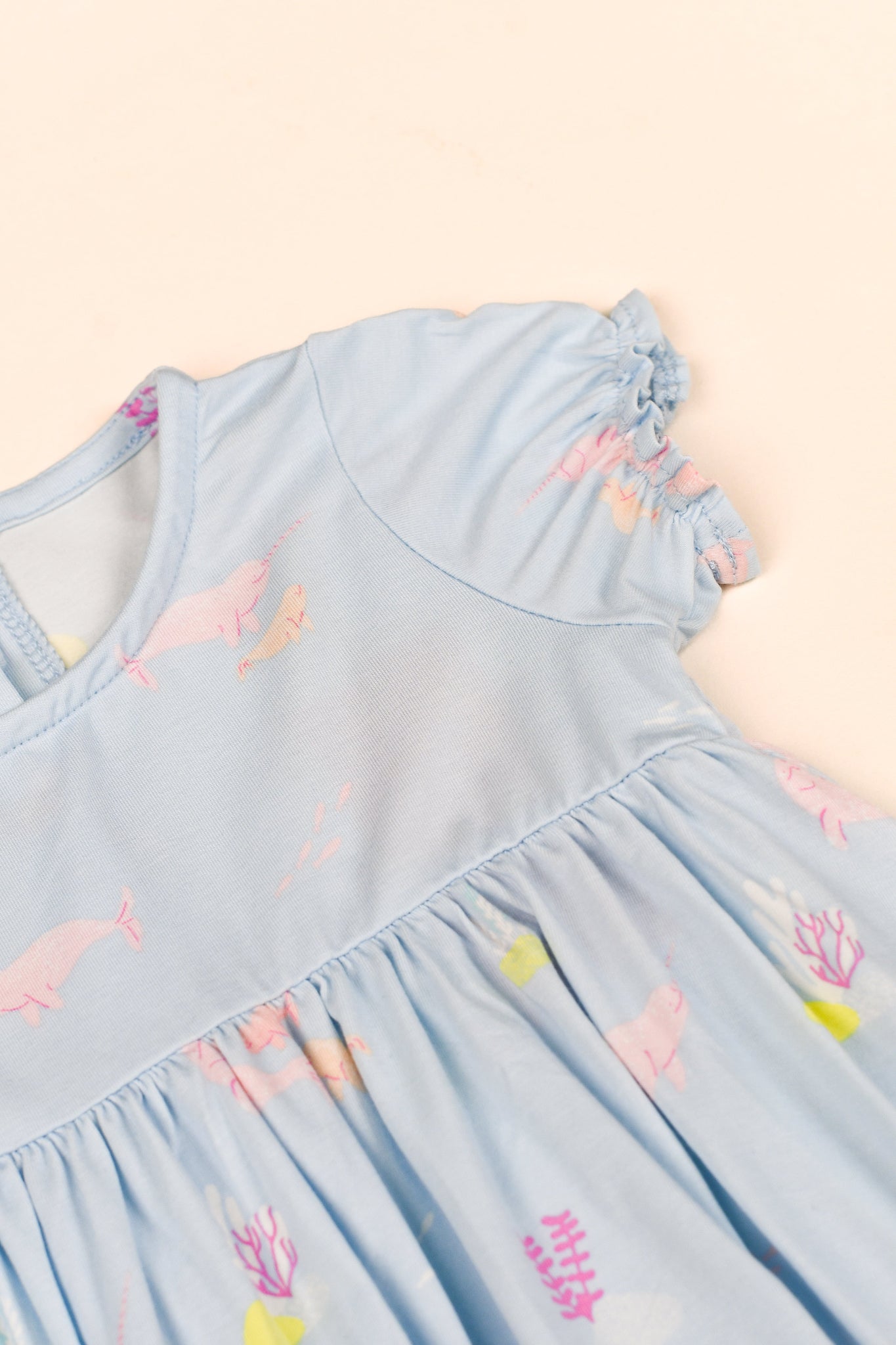 Scarlett Dress - Pink Narwhals | The Elly Store