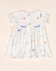 Scarlett Dress - Colourful Sea Creatures | The Elly Store