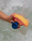 Olive | Man in Boat Bath Toy - Turquoise / Yellow | The Elly Store