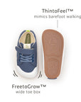 Dash Green Sneakers Lona Azul Klein