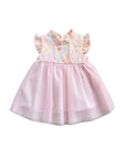 Flora Dress - Pink Floral Bamboo