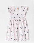 The Elly Store X Disney | Flutter Dress - Pink Hello Minnie