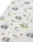 Disney x elly Organic Cotton Swaddle - Breezy Day Pooh | Ideal for Newborn Baby Gifts | The Elly Store Singapore