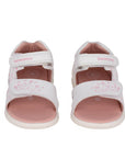 Biogateo White Open-Toed Sandals - Pink Birds