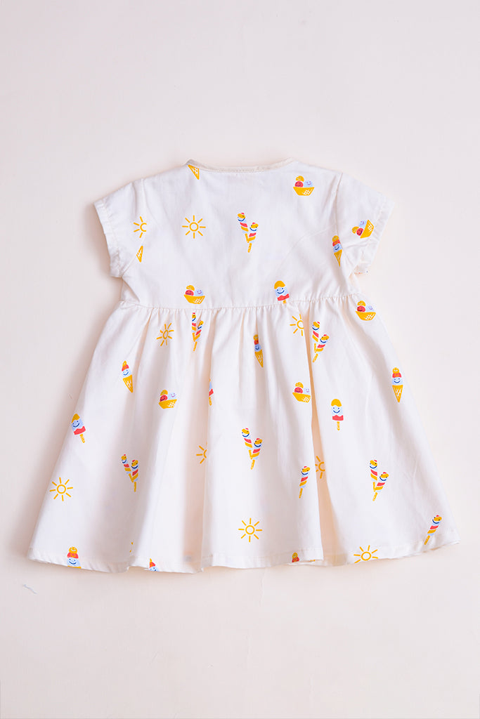 Isabella Dress - Ice Cream