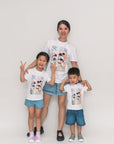 Kids Tee - Pastel Mickey Crew family portrait