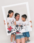 Kids Tee - Pastel Mickey Crew family frame