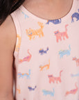 Sleeveless Dress - Kitty Party