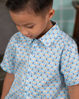 Little Man Shirt - Skyla Blue