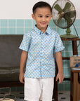 Little Man Shirt - Skyla Blue