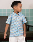 Little Man Shirt - Skyla Blue