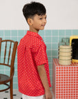Little Man Shirt - Skyla Red