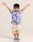 Little Man Shirt - Blue Lotus