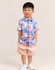 Little Man Shirt - Blue Lotus