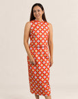 Ladies Amber Skirt - Red Lucky Coins