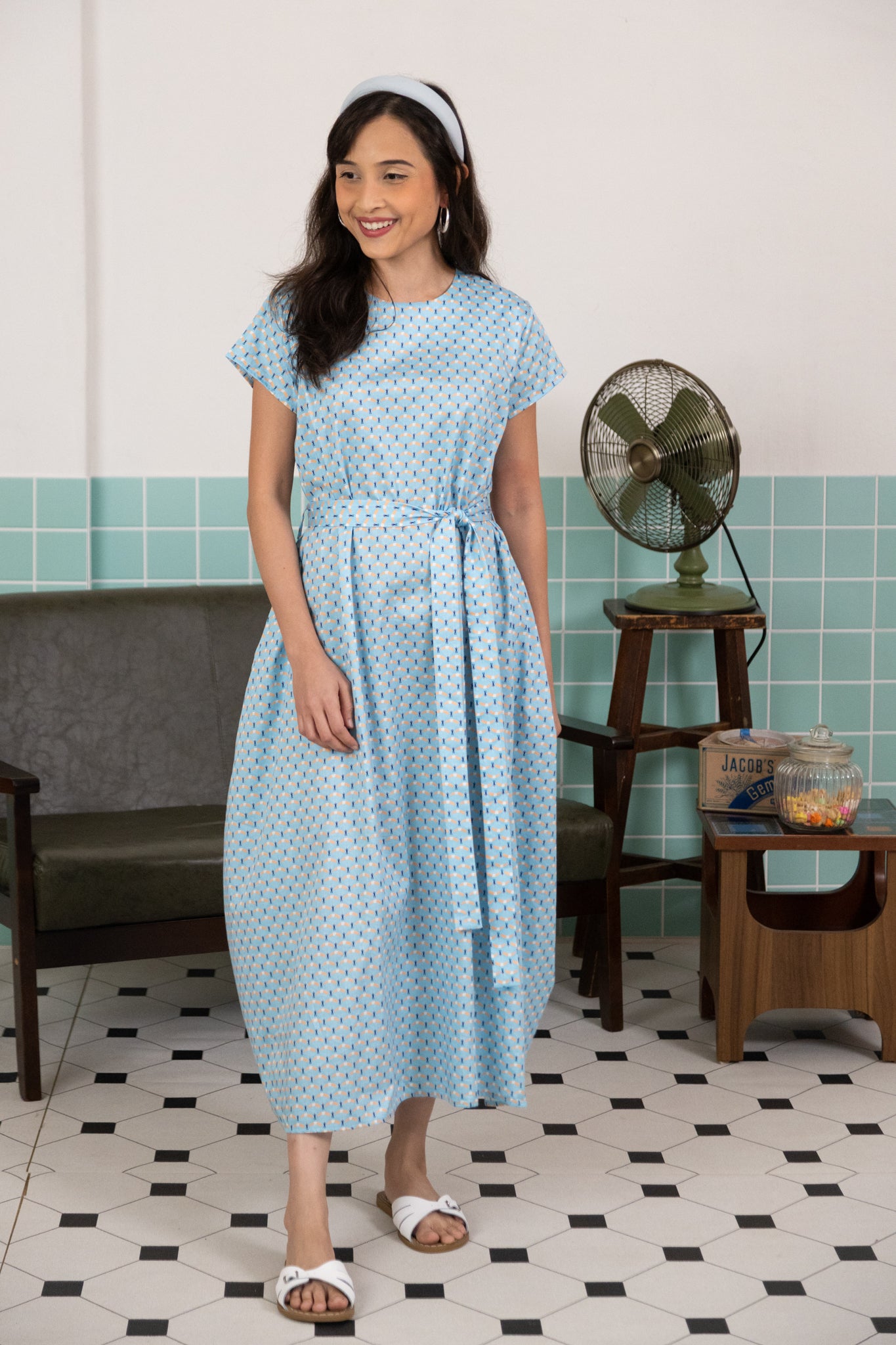 Ladies Sora Dress - Skyla Blue