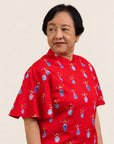Ladies Amanda Top - Red Vases